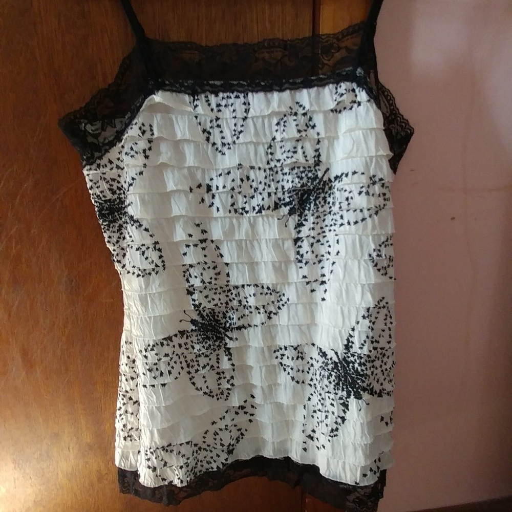 Ruffle tank top